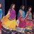 Disha Patel, Chandni Sejpal, Matura Dhamdhere, Khyati Buddhadev and Shraddha Rane perform a Rajasthani dance. Photo by Ashley Honc: The Signal.