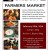PHOTO: Flyer of African Farmers Market. Image by UHCL.