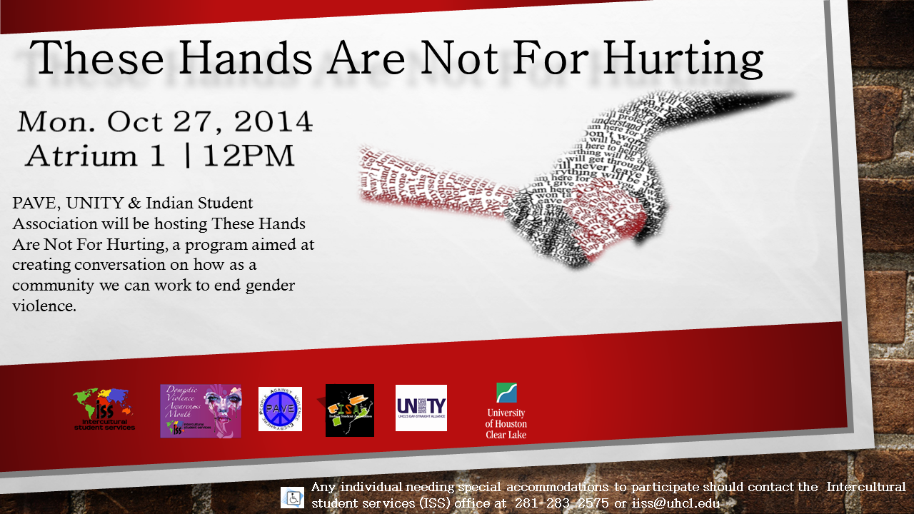 DVAM: These hands are not for hurting flyer