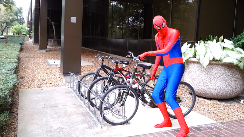 Spidey turns to a life of petty crime!
