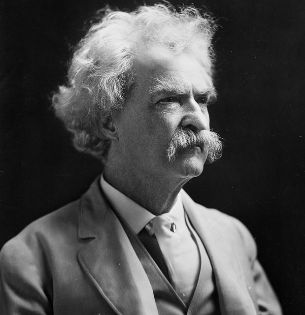 Mark Twain, photo courtesy of pixabay.com