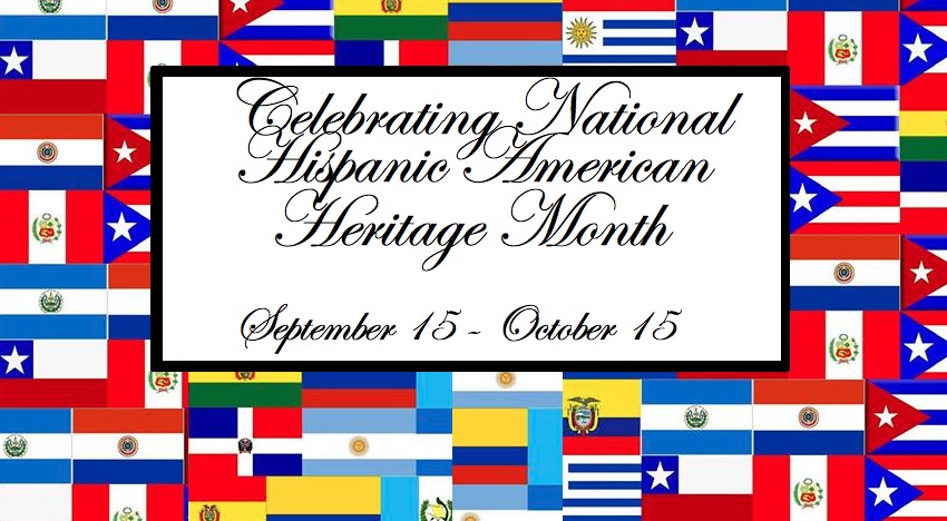 Image: This image displays flags of Latin American counties in celebration of Latino Heritage Month.