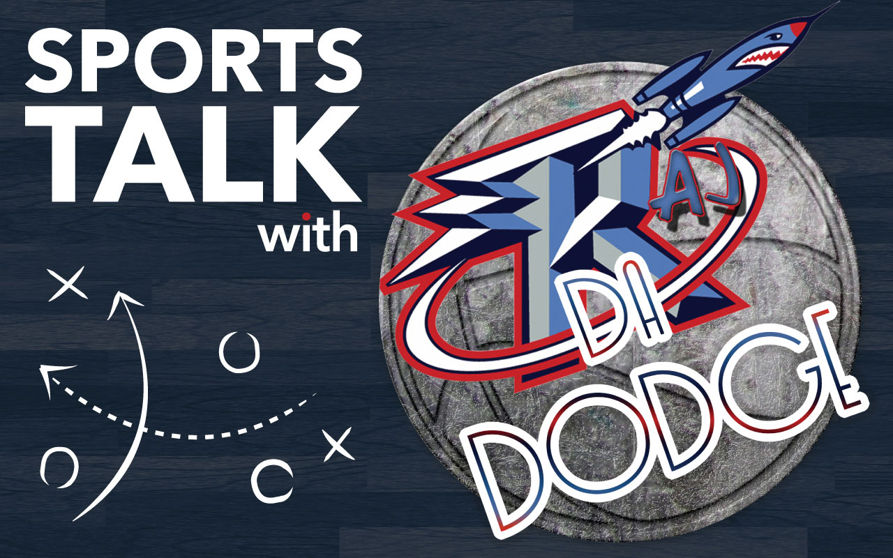 Graphic: Logo for the Sports Talk with Raj da Dodge blog series. Graphic created by The Signal Managing Editor Dave Silverio.