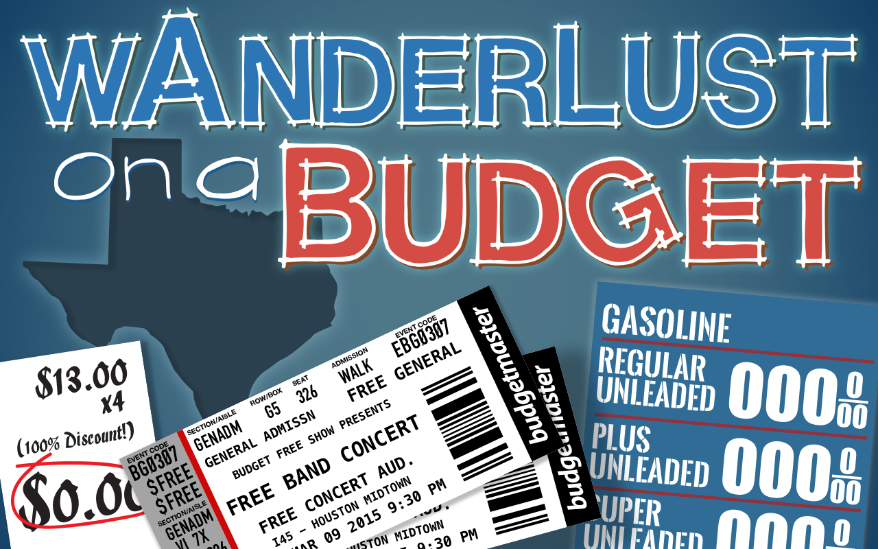 GRAPHIC: Wanderlust on a budget blog series photo. Graphic by The Signal Managing Editor Dave Silverio.