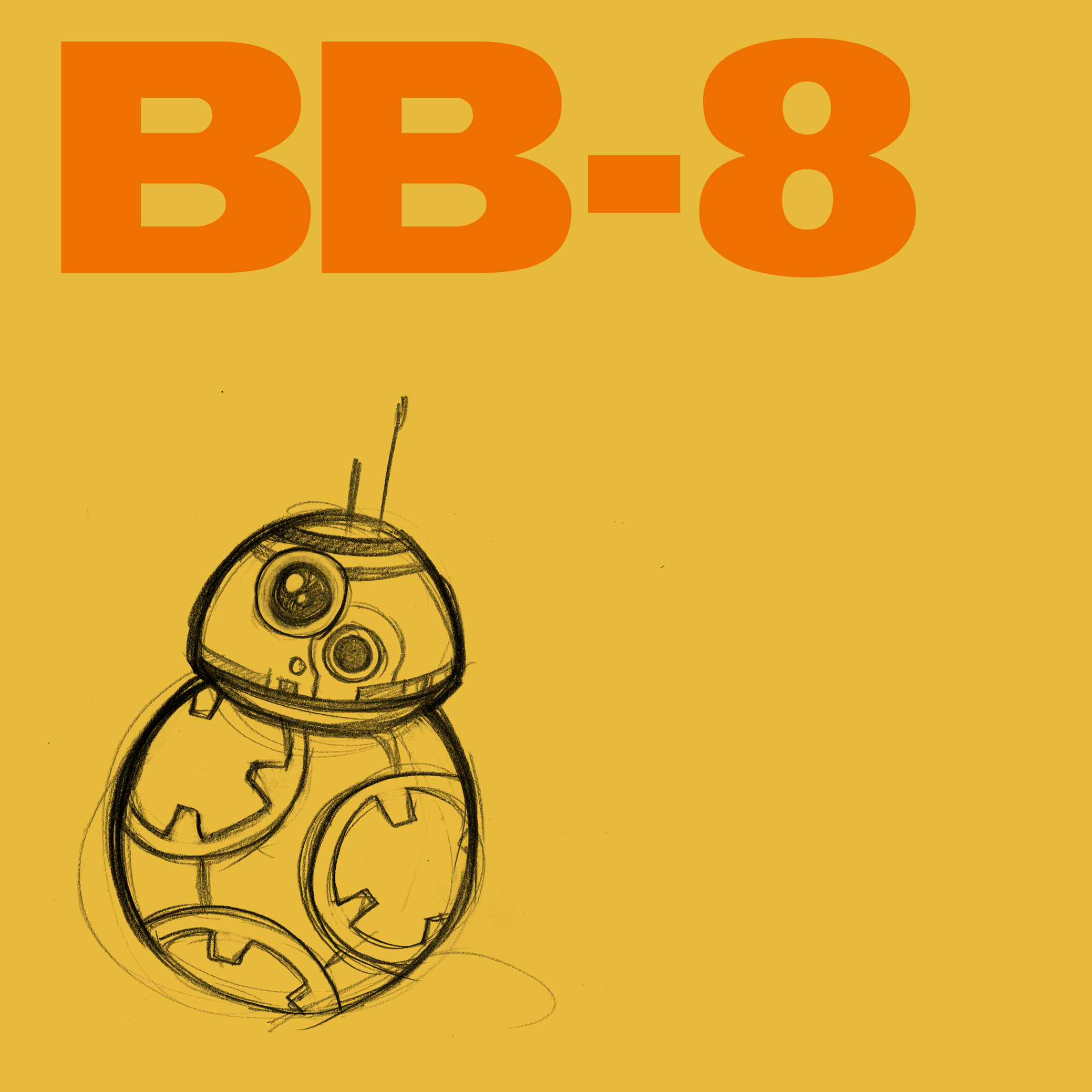 GRAPHIC: BB-8 from "Star Wars: The Force Awakens." Graphic by The Signal Managing Editor Dave Silverio.