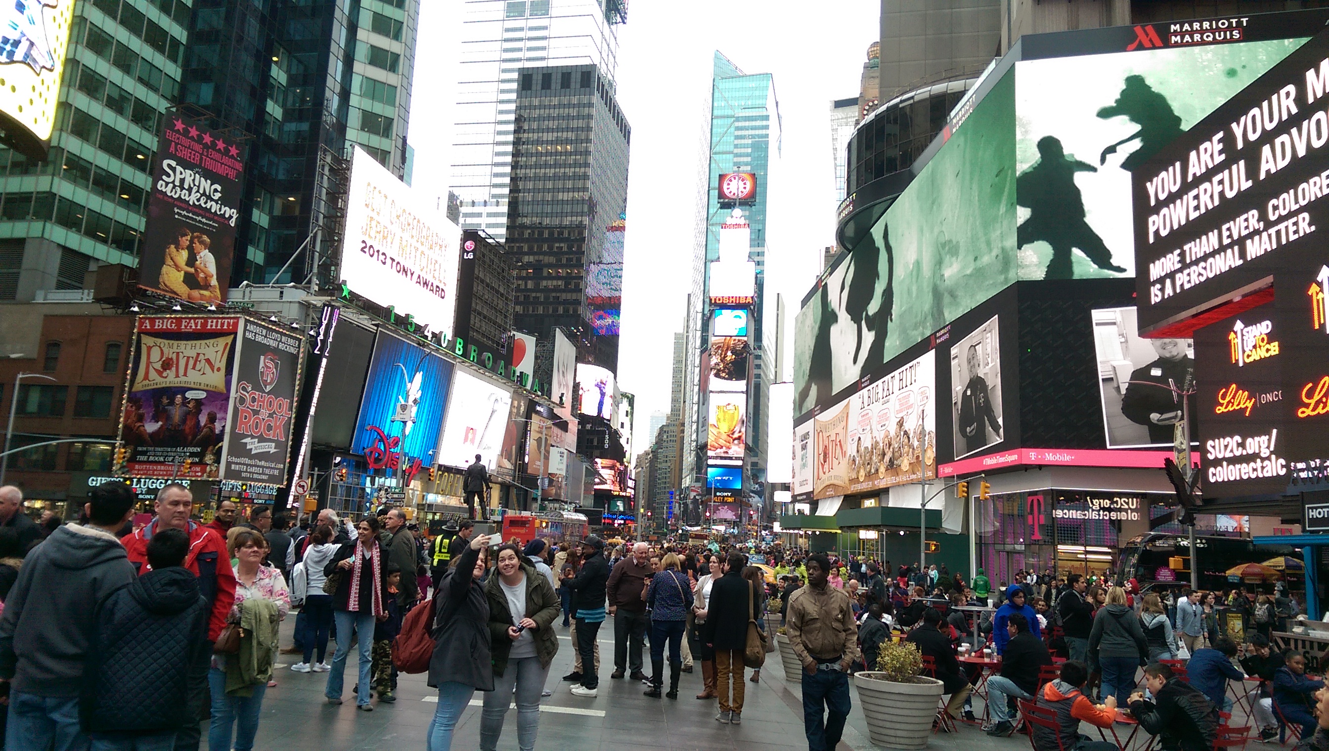 Times Square in New York. Photo by The Signal Editor Liz Davis.