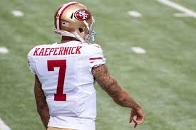 Photo: Kaepernick facing football field. Photo by user Football Schedule on Flickr.
