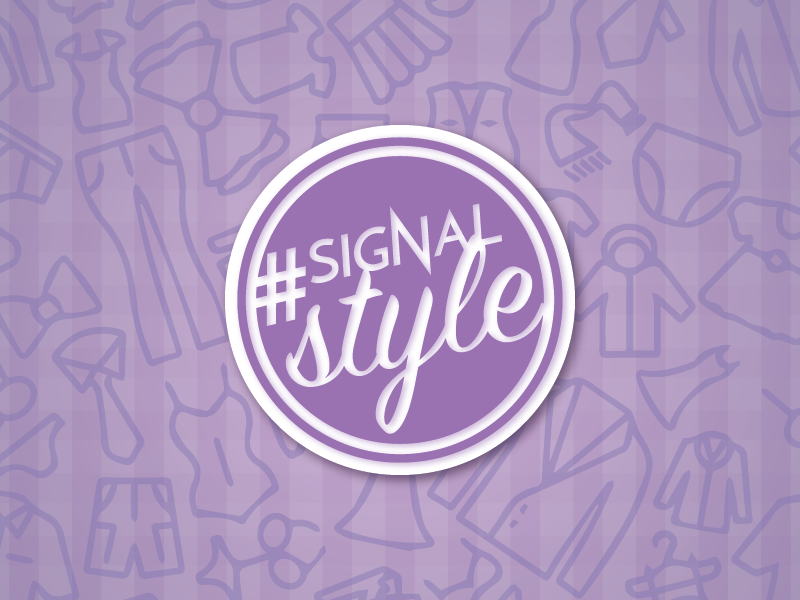 Signal Syle fashion video blog banner. Graphic created by The Signal Online Editor Sam Savell.