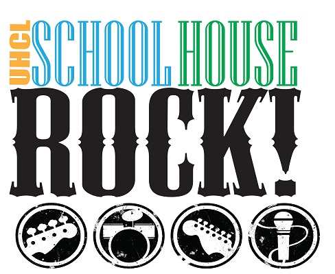 Photo: UHCL School House Rock logo. Photo courtesy of Intercultural Student Services.