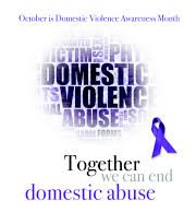 Photo: Domestic Violence Awareness Month poster. Photo courtesy of Creative Commons.
