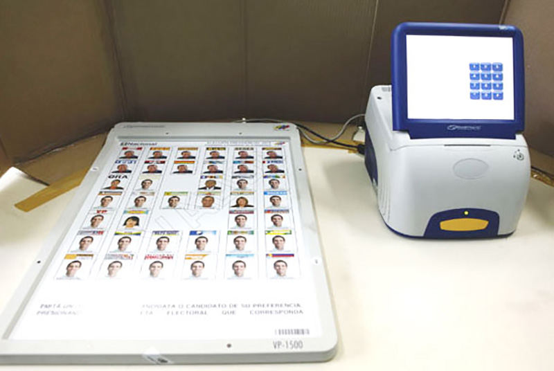 Photo: A version of the electronic voting machine used in Venezuela.