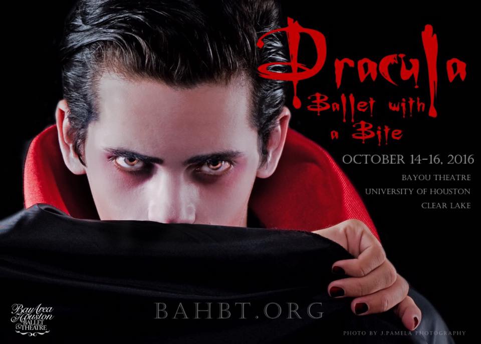 Photo: Dracula from the Bay Area Houston Ballet and Theatre's production of Dracula.