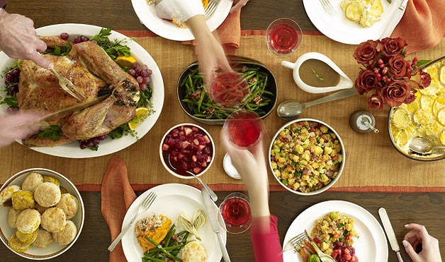 Photo: Thanksgiving meal. Photo courtesy of creative commons.