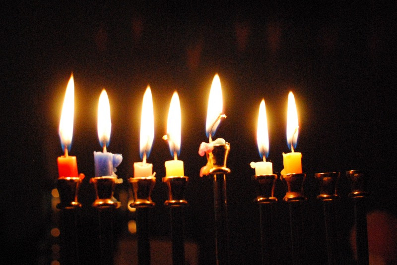 A Menorah for Hanukkah. Photo by Flickr account slgckgc