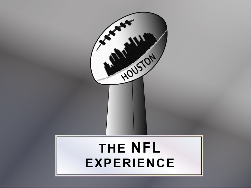 Super Bowl 2017 will take place in Houston on Feb. 3 at NRG Stadium. Graphic by The Signal reporter Anna Claborn.