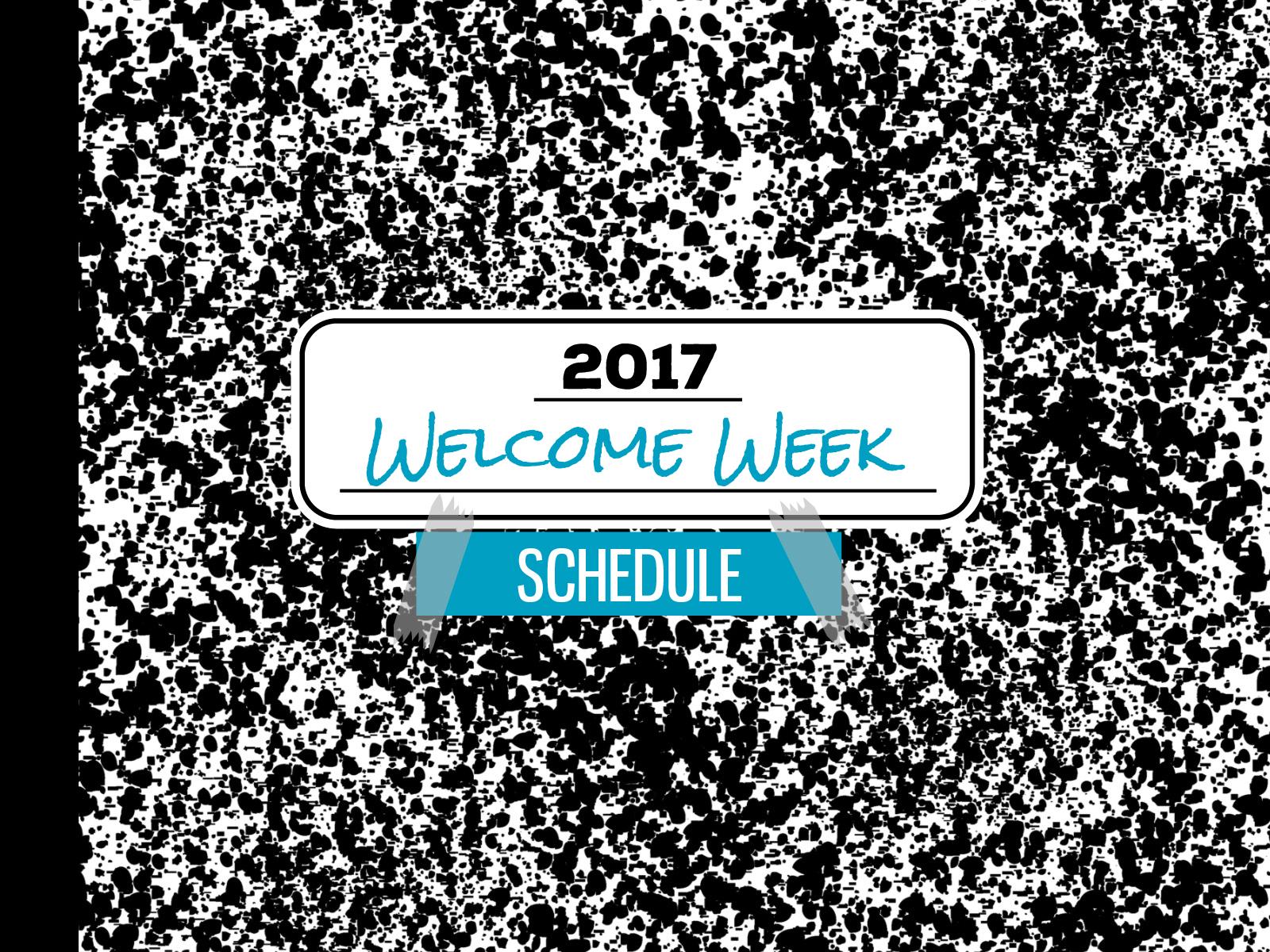 GRAPHIC: A logo for the Welcome Week events of 2017. Graphic created by The Signal online editor, Krista Kamp.