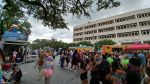 Pride festival goers braved long lines to satisfy their thirst and hunger. Photo courtesy of The Signal reporter Leif Hayman.