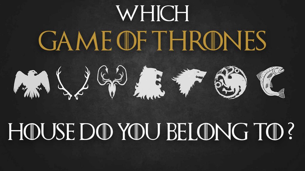GRAPHIC: Which Game of Thrones house do you belong to? quiz logo. Graphic by The Signal Managing Editor, Brandon Peña.
