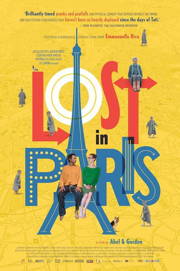 IMAGE: The poster for the movie "Lost in Paris." Image courtesy of Oscilloscope.