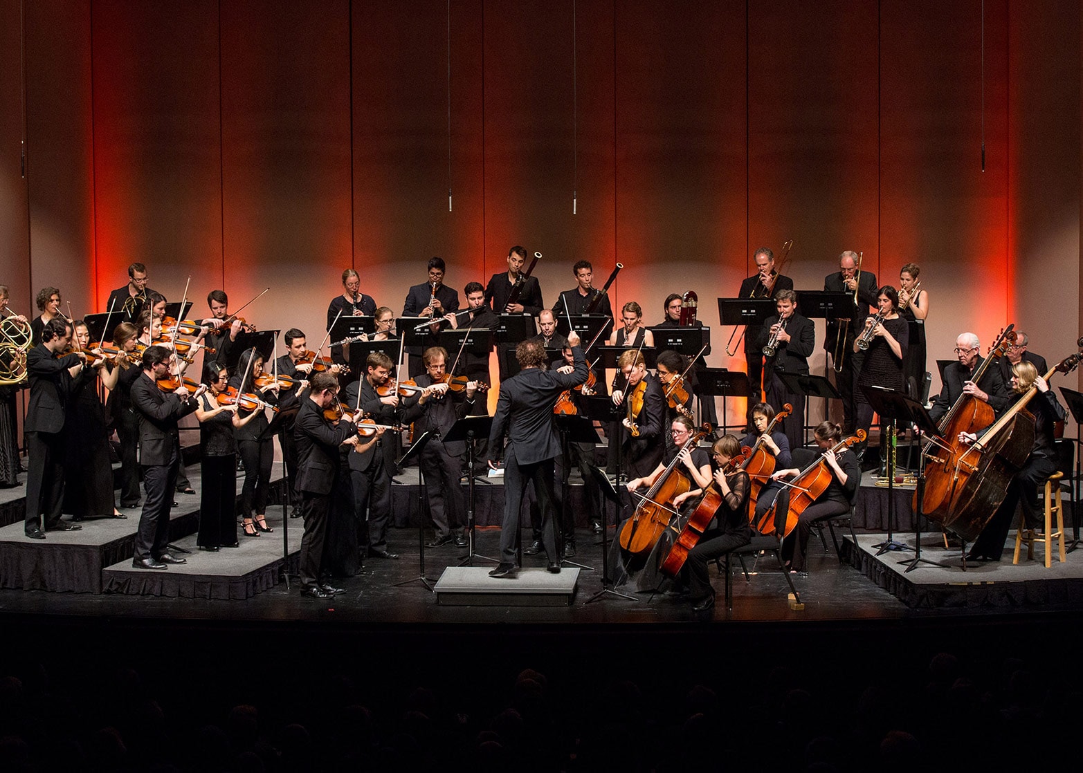 Mercury: The Orchestra Redefined performing in the Bayou Theater. Photo courtesy of the Bayou Theater.