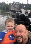 PHOTO: The selfie above of Kyle Cervenka was taken during one of his many rescue missions and posted to his Facebook page. He utilized his airboat to rescue countless flood victims across the Houston area, including Mont Belvieu and Baytown. Photo curtesy of Kyle Cervenka.