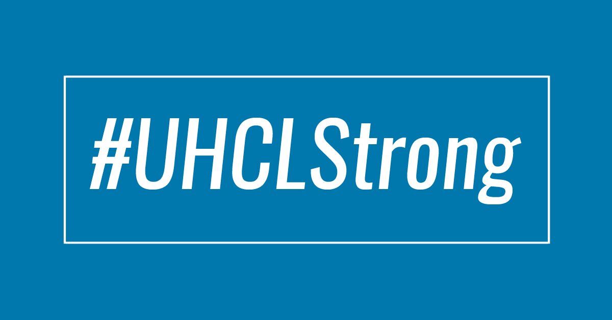 PHOTO: Following Hurricane Harvey, the UHCL community began using #UHCLStrong on social media. Photo courtesy of UHCL's Facebook page.