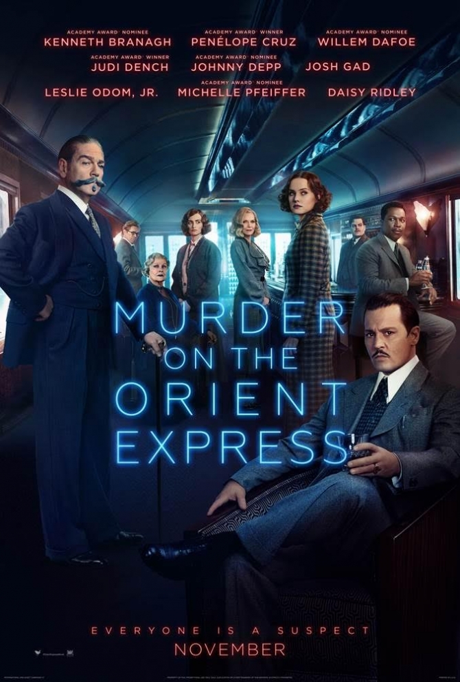 "Murder on the Orient Express" movie poster. Image courtesy of 20th Century Fox.