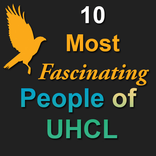 GRAPHIC: Logo for the 10 Most Fascinating People of UHCL list. Graphic by The Signal Managing Editor Brandon Peña.
