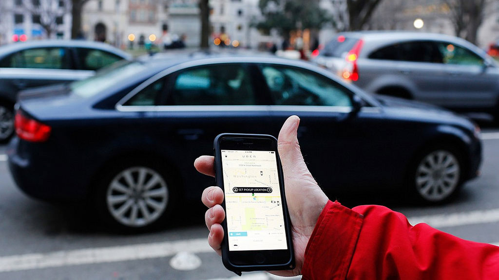 PHOTO: The Uber app makes it easy to order a ride from anywhere. Photo courtesy of Flickr.