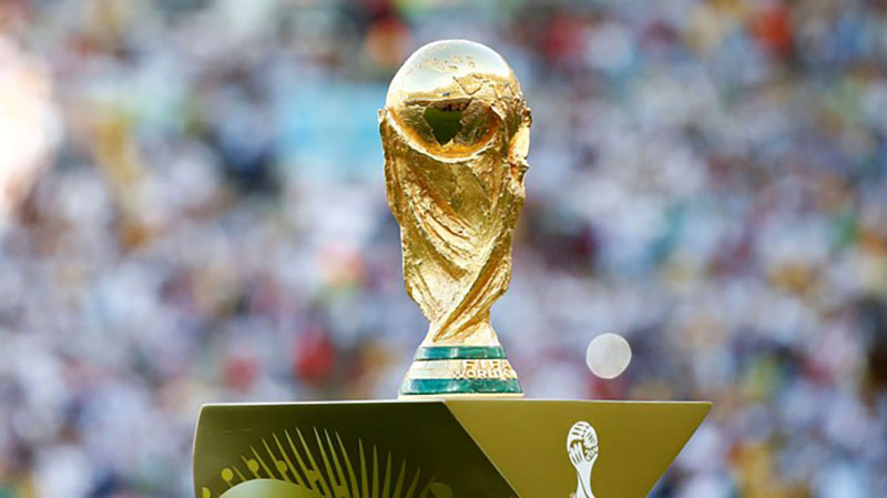 The FIFA World Cup™ Trophy. Photo courtesy of FIFA World Cup Russia.
