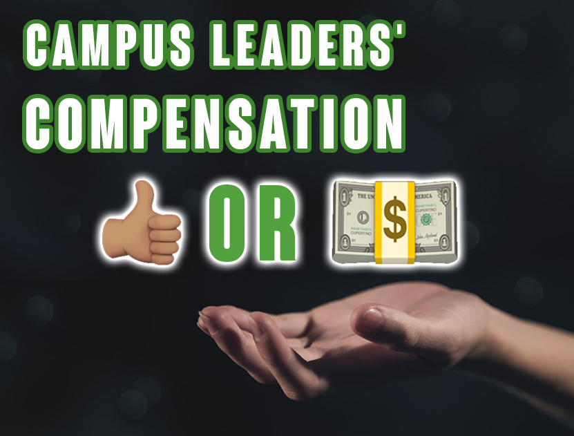 GRAPHIC: What Compensation do student leaders - gratitude or pay?Graphic by The Signal Online Editor Alyssa Shotwell.