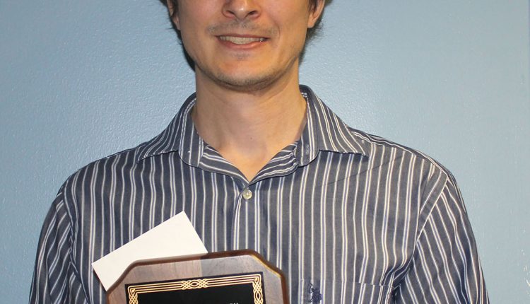 PHOTO: The 2018 UHCL Distinguished Faculty Teaching Award winner is Anton Dubrovskiy, assistant professor of chemistry. Photo by the Signal reporter Nancy Nguyen.