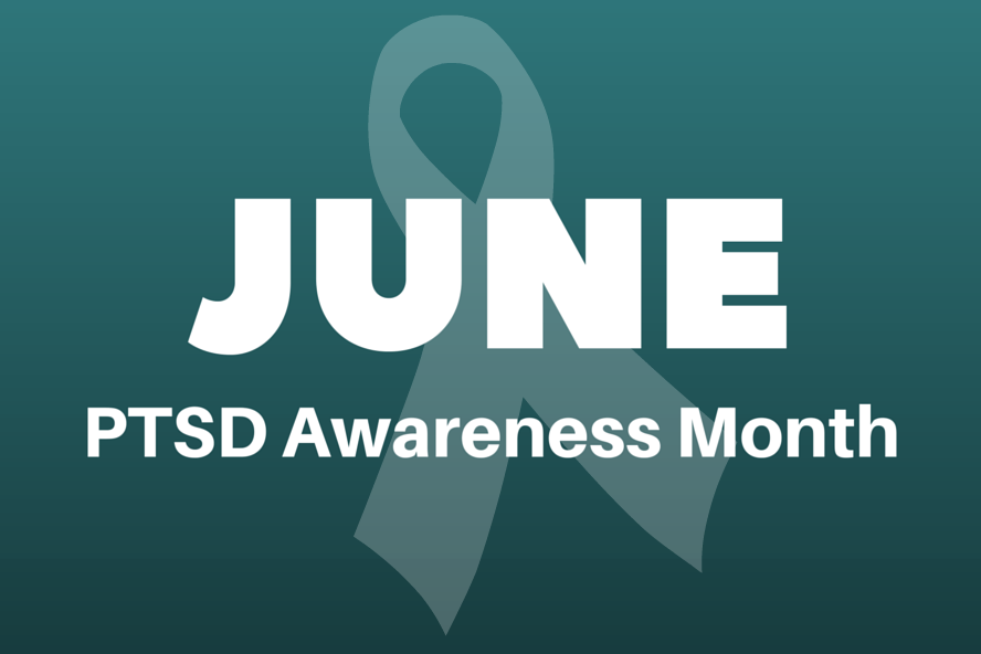 GRAPHIC: June was officially recognized as PTSD Awareness Month in 2014. Graphic courtesy of drdeborahserani.blogspot.com.
