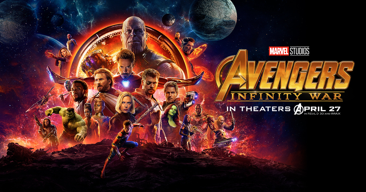 The Avengers: Infinity War official poster. Photo courtesy of Marvel.
