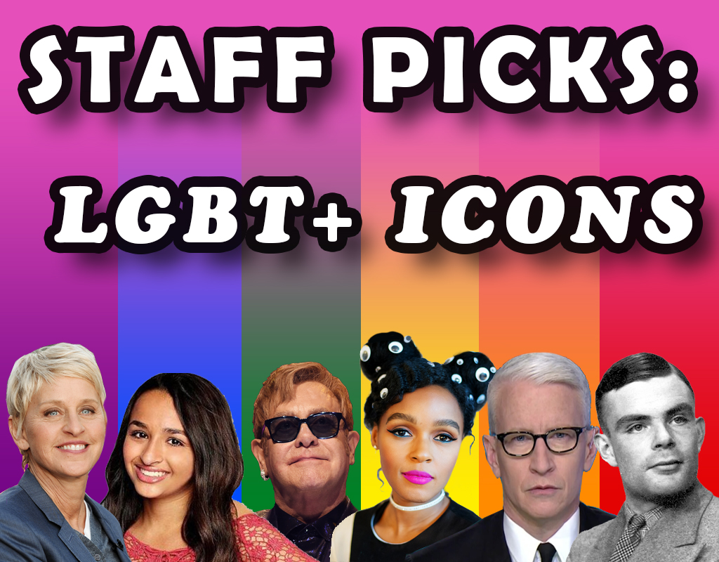 GRAPHIC: Summer staff choose their favorite LGBT+ Icons. Graphic created by The Signal Online Editor Alyssa Shotwell.