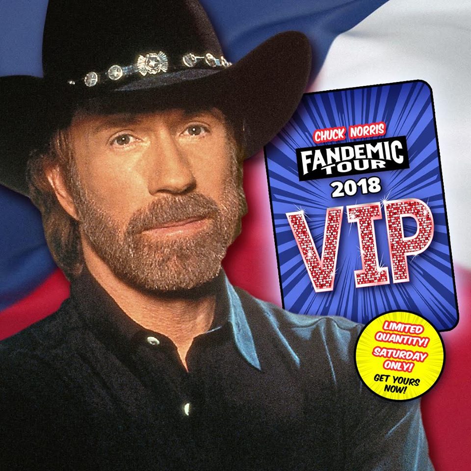 PHOTO: Chuck Norris will be appearing at Fandemic Tour comic convention in Houston. Photo courtesy of Fandemic Tour.