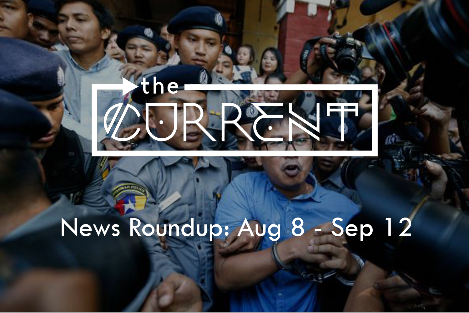GRAPHIC: News round up for August 2018. Graphic created by The Signal Reporter Trey Blakely and Online Editor Alyssa Shotwell.