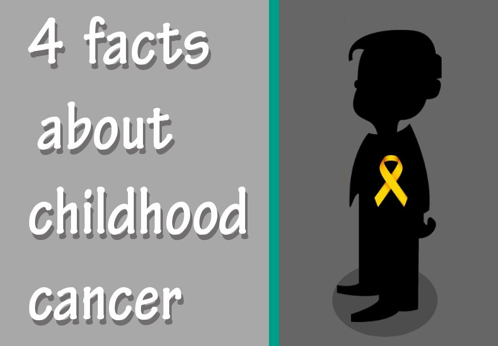 PHOTO: Promotional graphic for childhood cancer infographic.