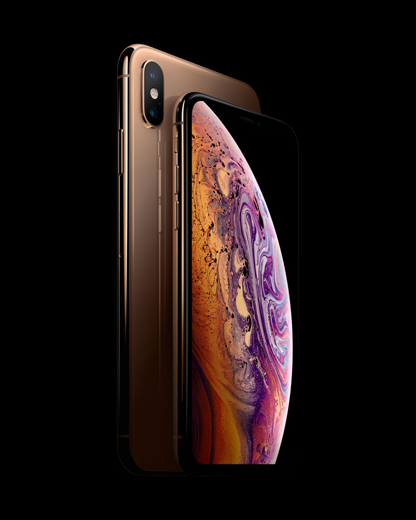 PHOTO: iPhone XS and XS Max.