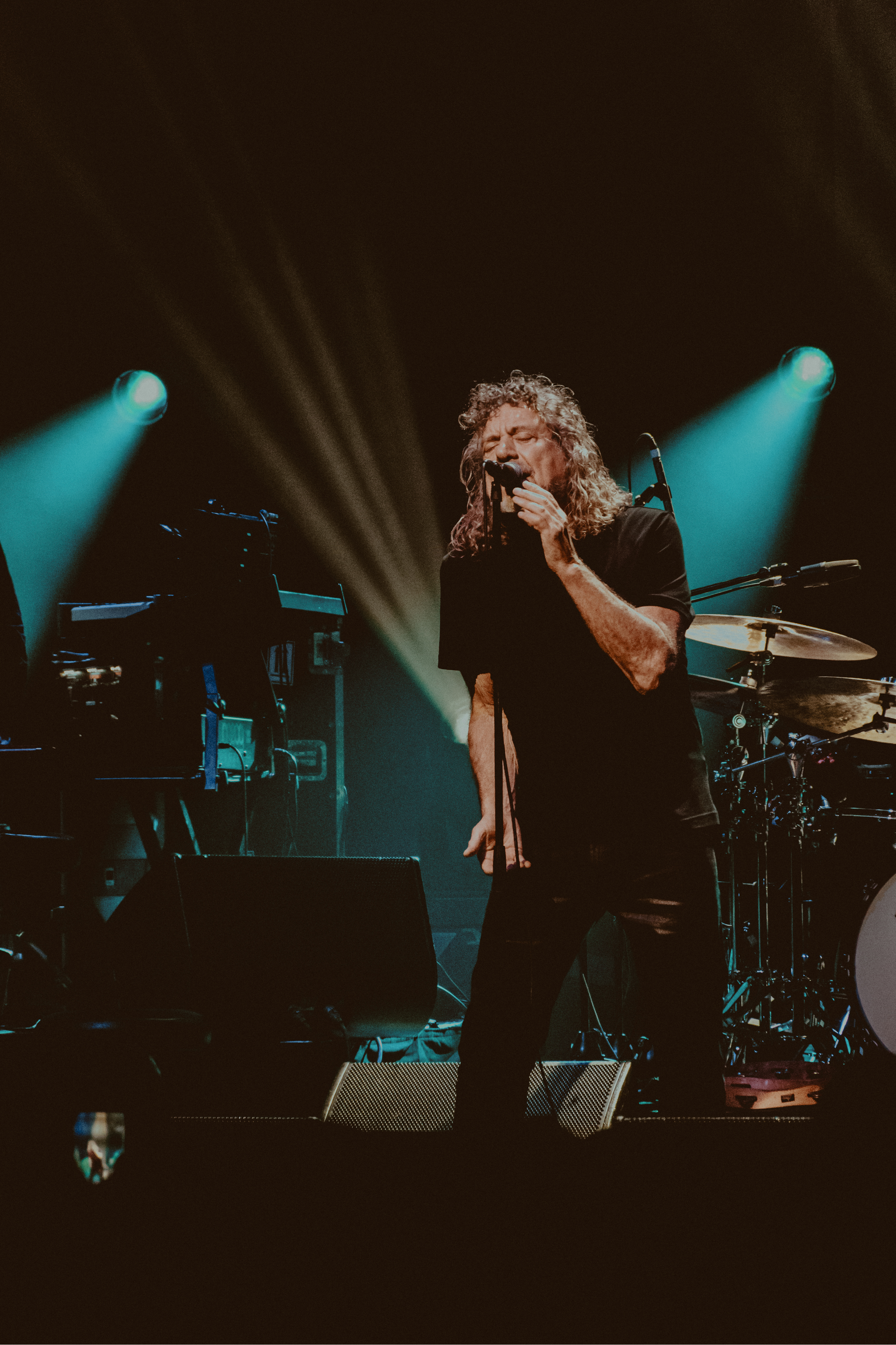 PHOTO: Robert Plant performing at the Moody Theater in Austin, TX Oct. 1. Photo by The Signal reporter Regan Bjerkeli.