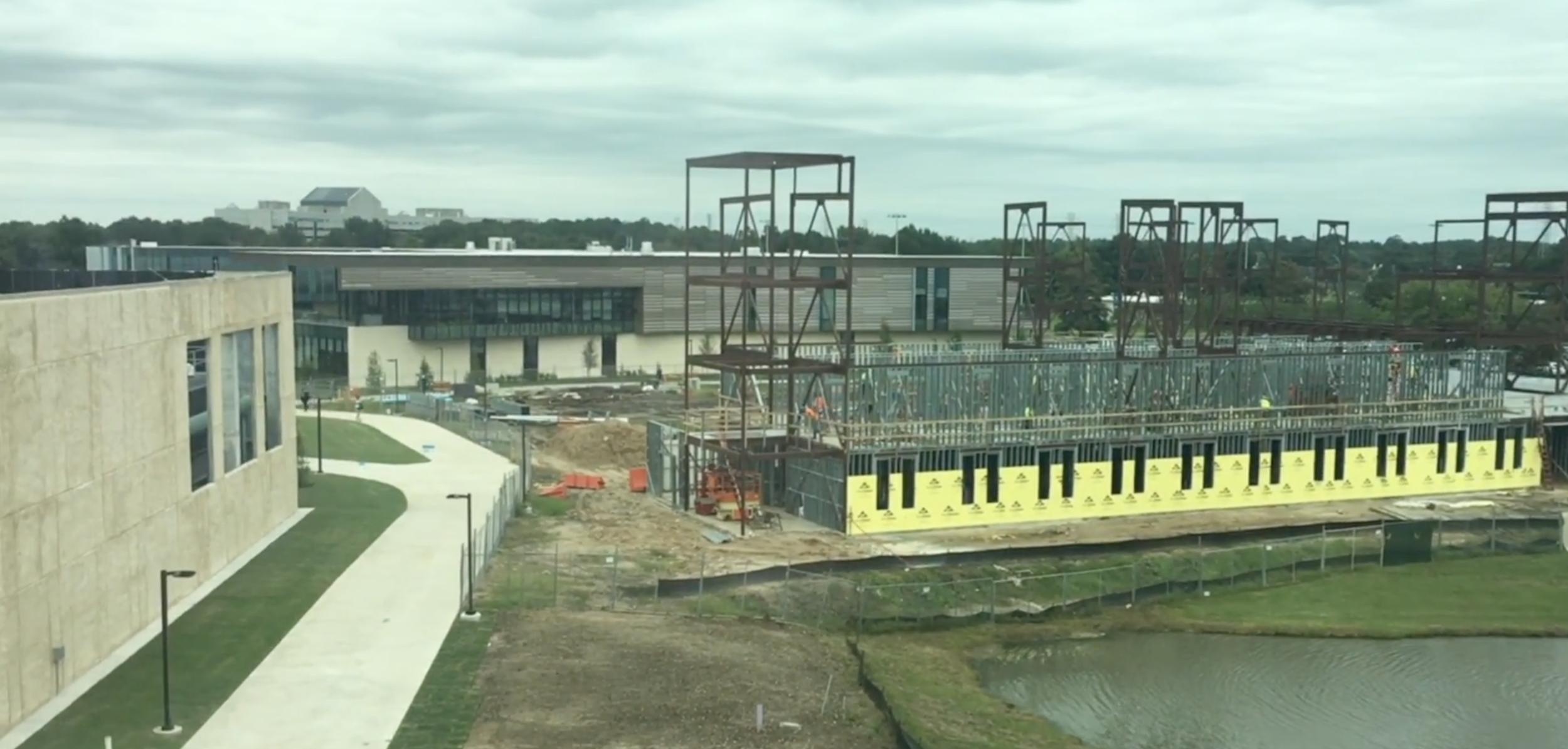 PHOTO: The future residence hall at UHCL has yet to be named. Photo by The Signal reporter Christina Kiesert.