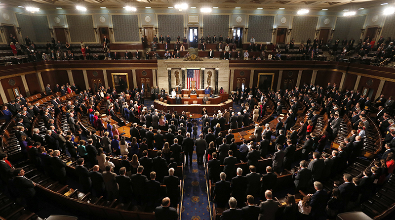 PHOTO: A meeting in the 113th United States Congress in Jan. 3, 2013. Photo courtesy of Kevin Lamarque, Reuters.