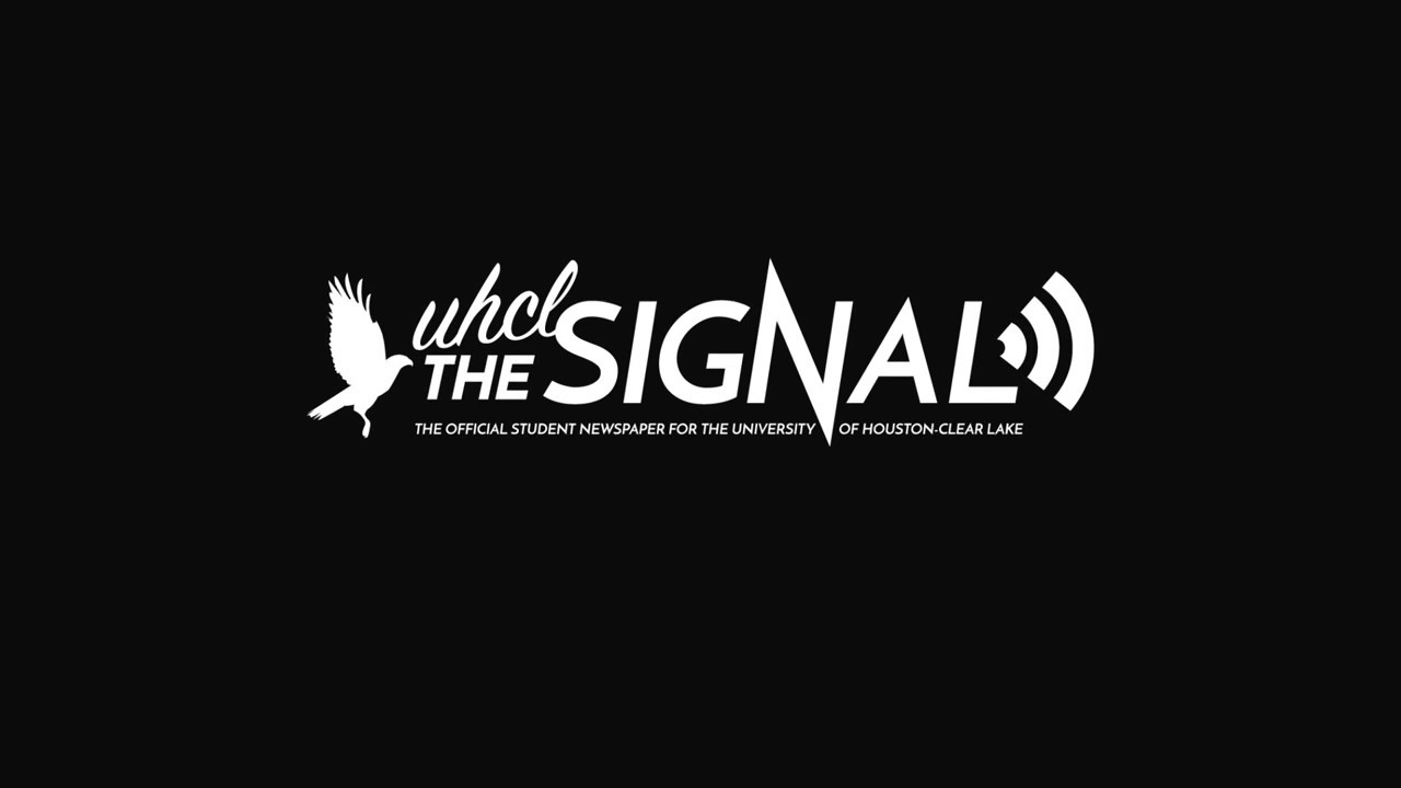 GRAPHIC: UHCL The Signal title sequence in black and white. Screenshot by The Signal Editor-in-Chief Brandon Peña.