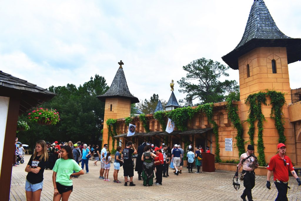 PHOTO: Fans from many miles start to enter the Texas Renaissance Festival when the doors open at 9 a.m. Photo courtesy of Matthew Smith