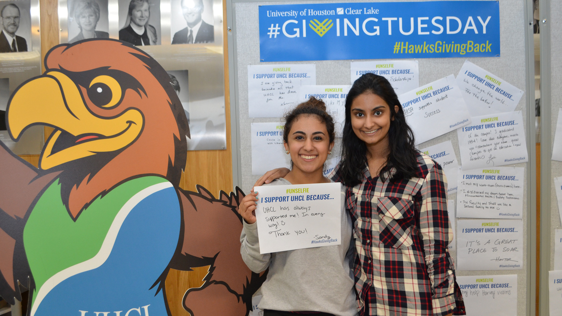 PHOTO: UHCL Giving Tuesday. Photo Courtesy of UHCL Marketing and Communications.