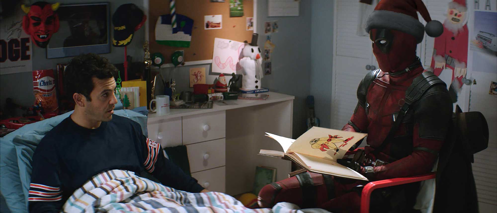 PHOTO: Fred Savage and Deadpool in "Once Upon a Deadpoo.l" Photo courtesy of Twentieth Century Fox