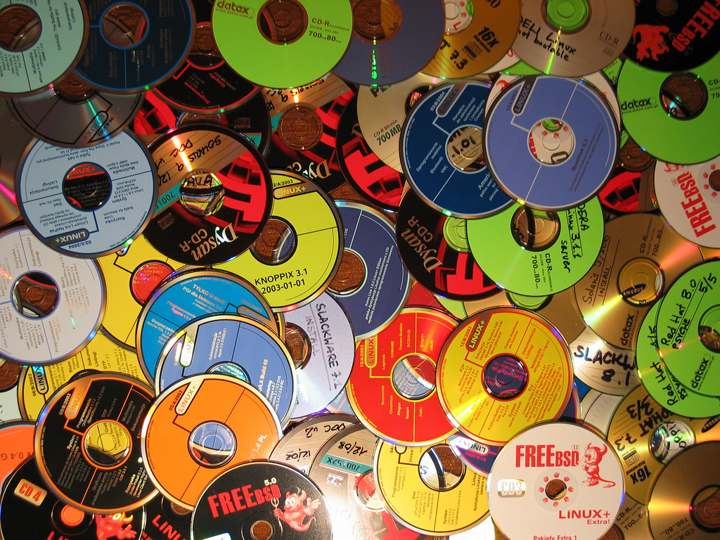 PHOTO: The age of compact disks is coming to an end. Photo courtesy of Wikimedia Commons.