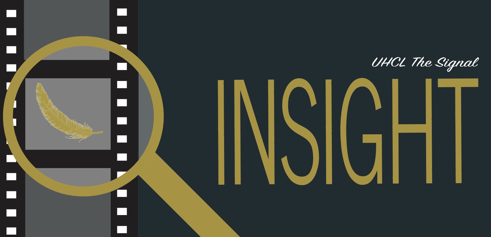 GRAPHIC: Logo for The Signal's newest podcast Insight, in which pop culture phenomenons are discussed and analyzed to look into why they have become the phenomenons that they are. Graphic by The Signal Executive Editor Emily Wolfe.