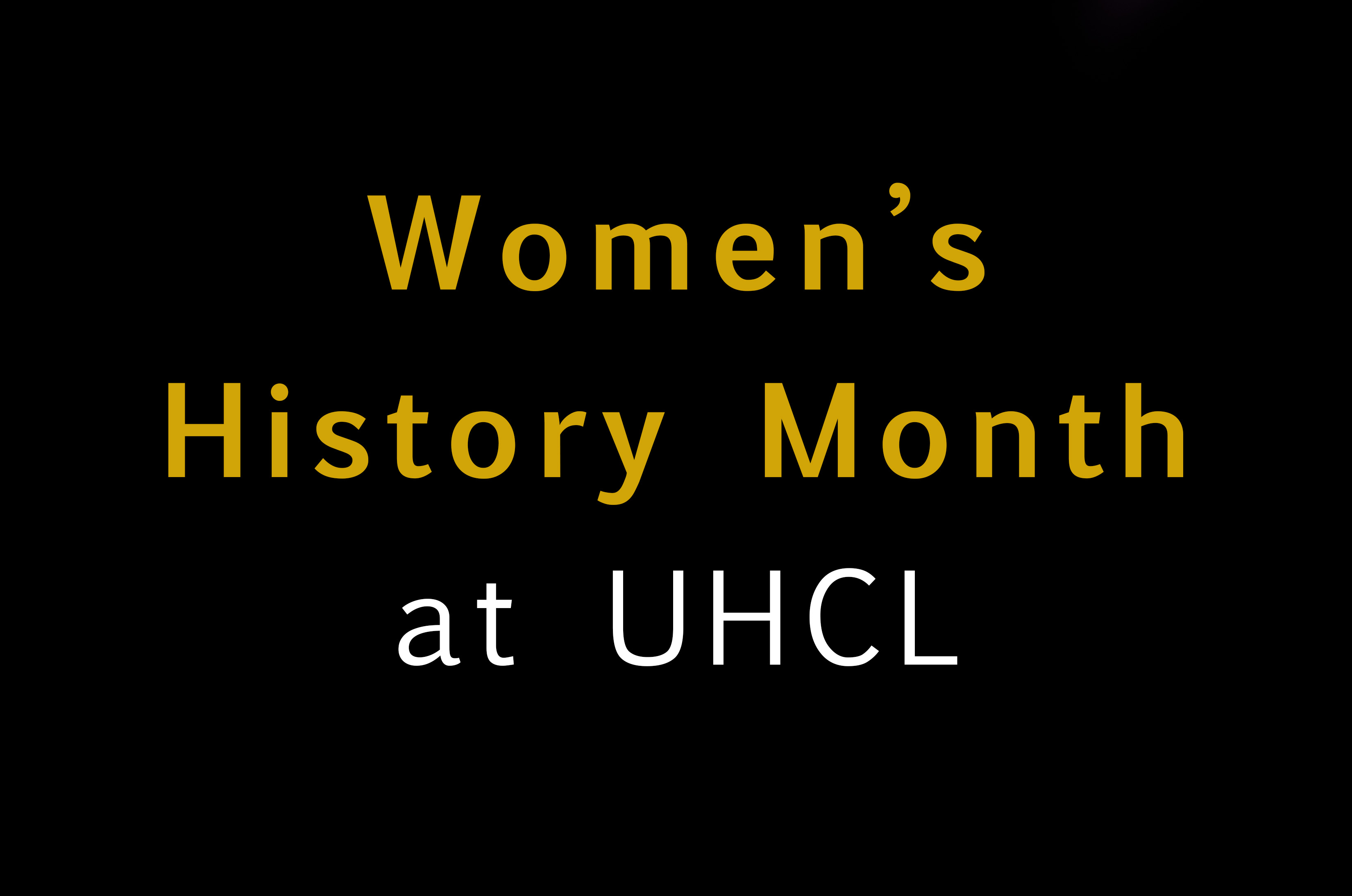 GRAPHIC: March 2019 is filled with upcoming Women's History Month events. Graphic by The Signal Editor-in-Chief Brandon Peña.