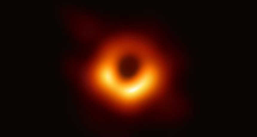 PHOTO: The first image of the black hole in history. Photo courtesy of Google Images.